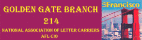 Golden Gate Branch 214, NALC